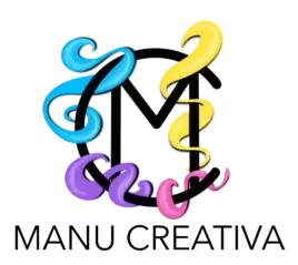 Logo Manu Creativa - Disegno emozioni. Creo ricordi. Creazioni grafiche personalizzate